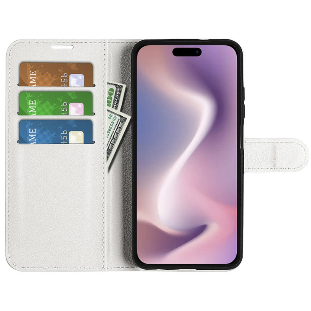 Classic iPhone 16 flip case - White