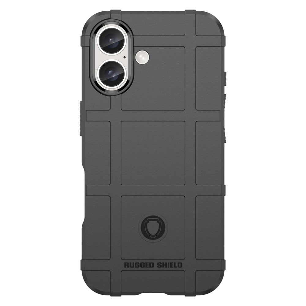 Rugged Shield iPhone 16 cover - Black