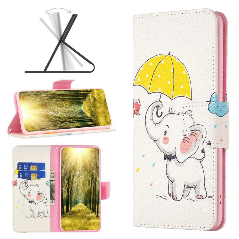 Wonderland iPhone 16 flip case - Umbrella And Elephant