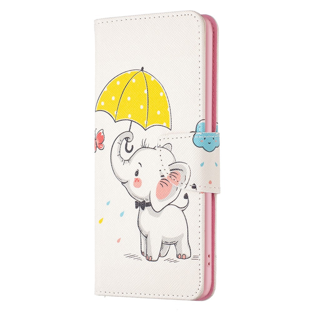 Wonderland iPhone 16 flip case - Umbrella And Elephant