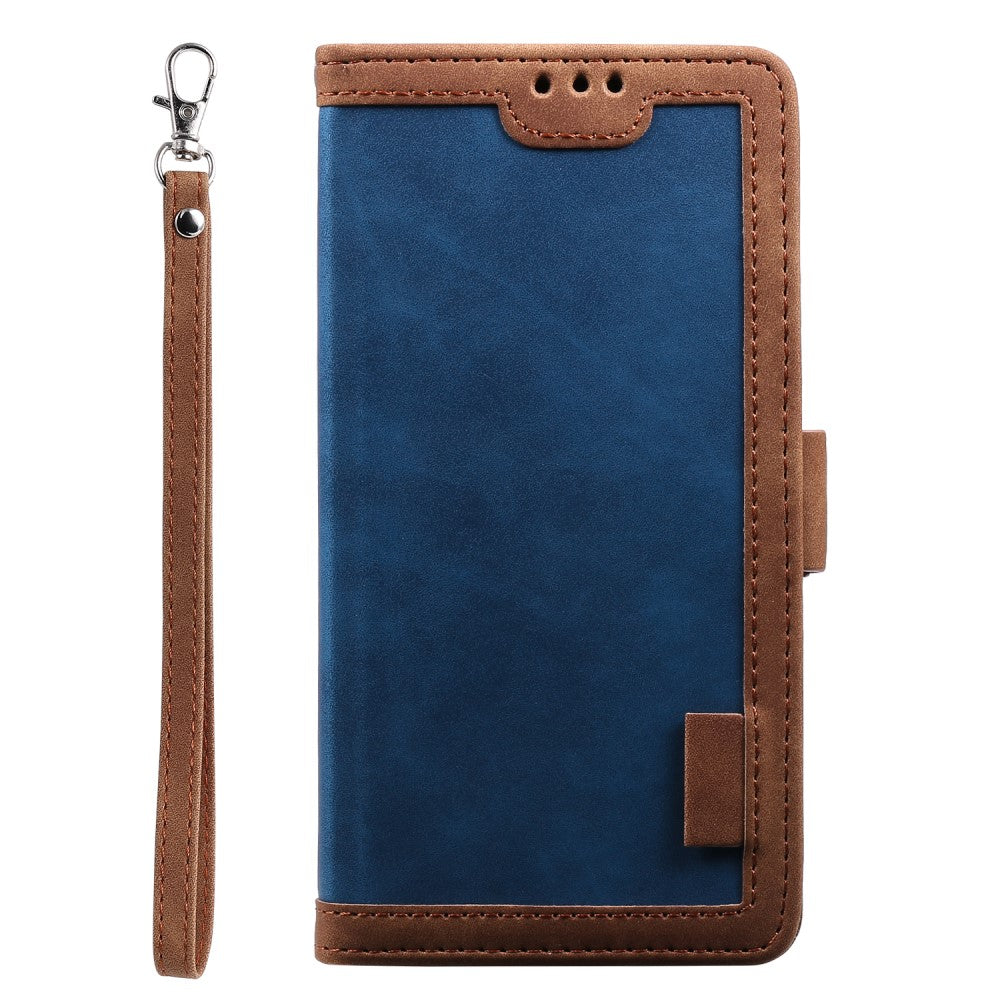 Surburbian iPhone 16 leather flip case - Blue