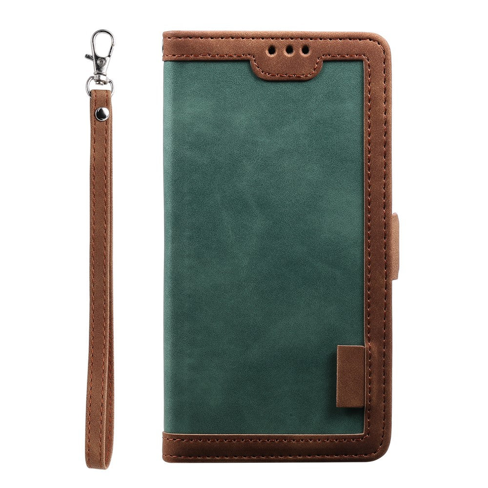 Surburbian iPhone 16 leather flip case - Green