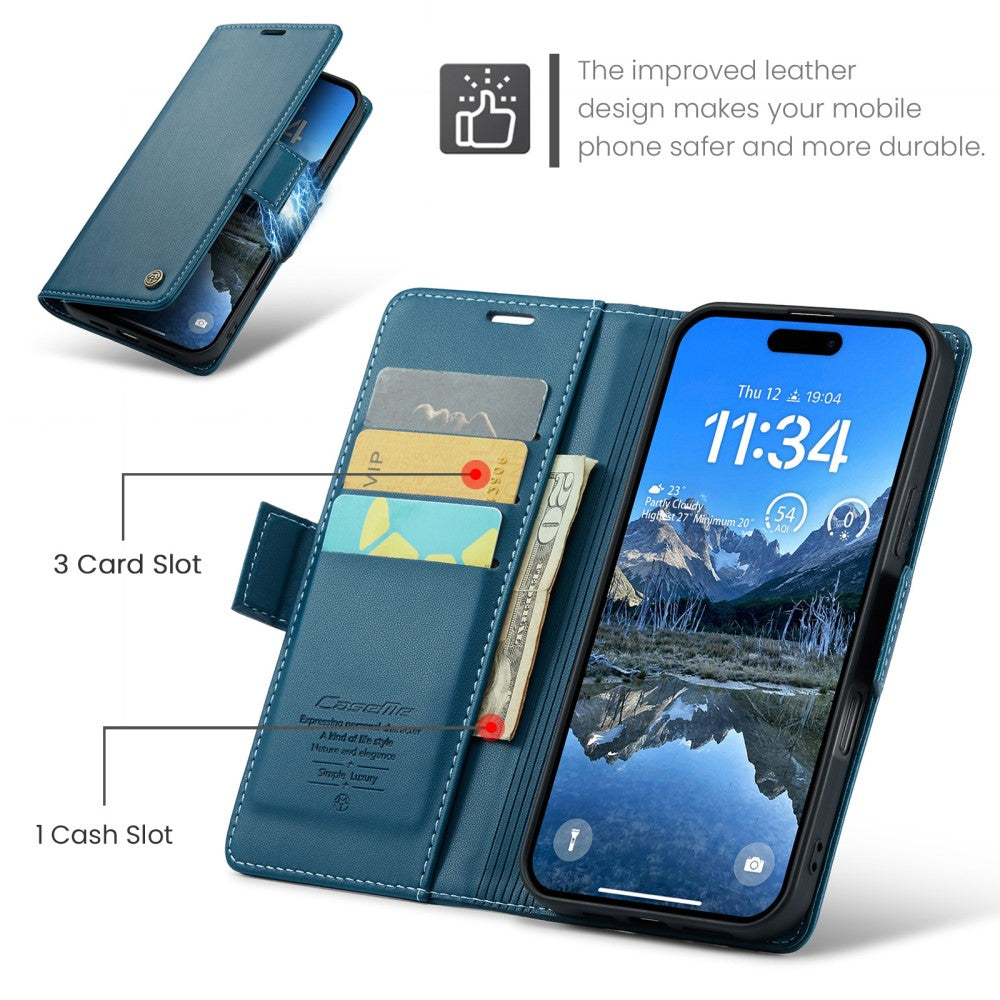 CaseMe iPhone 16 smooth case - Blue