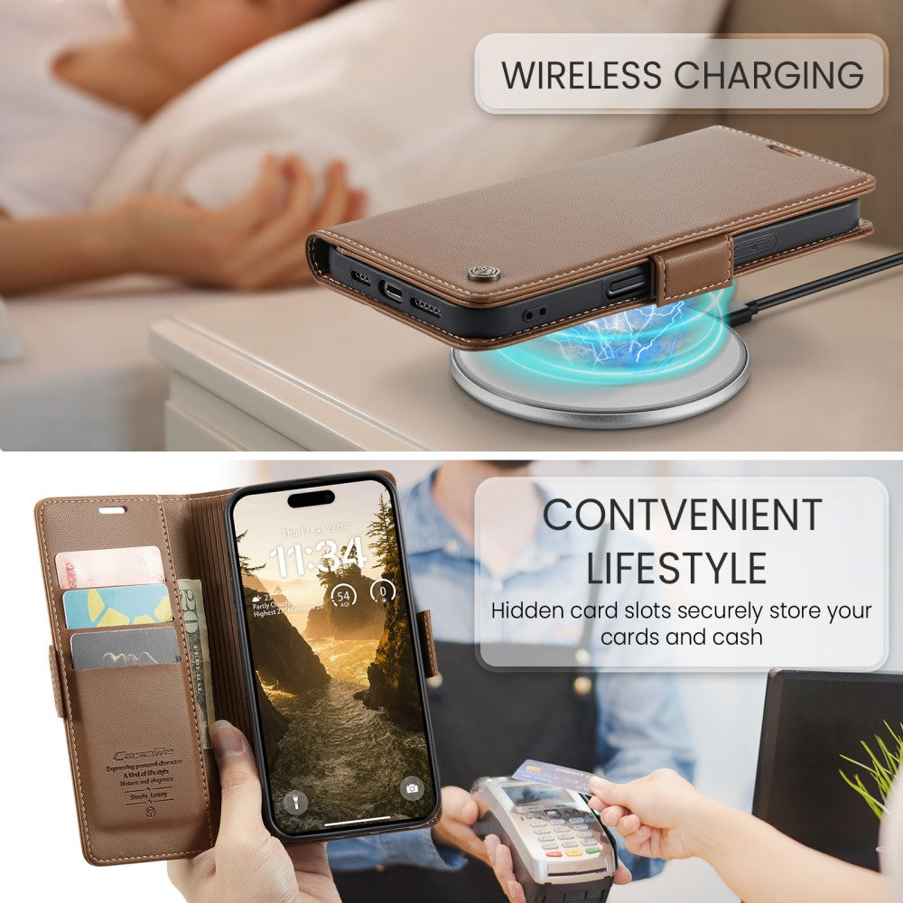 CaseMe iPhone 16 smooth case - Brown