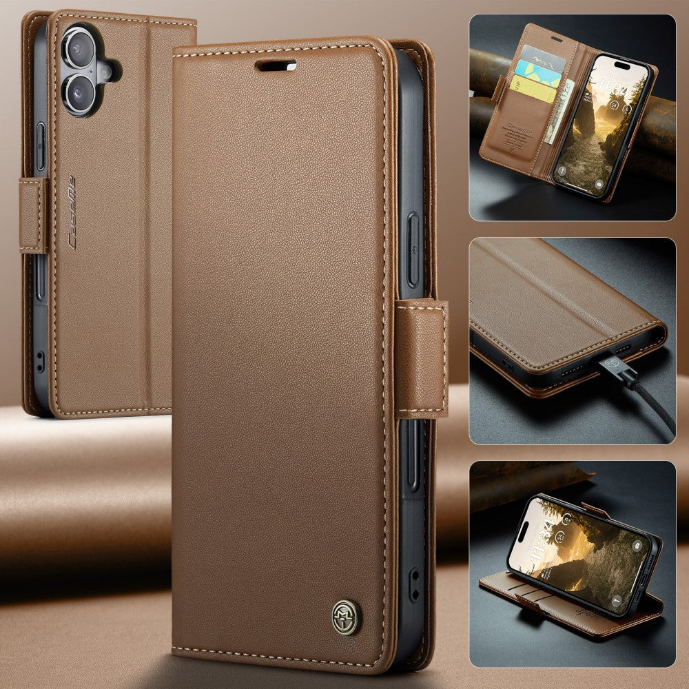 CaseMe iPhone 16 smooth case - Brown