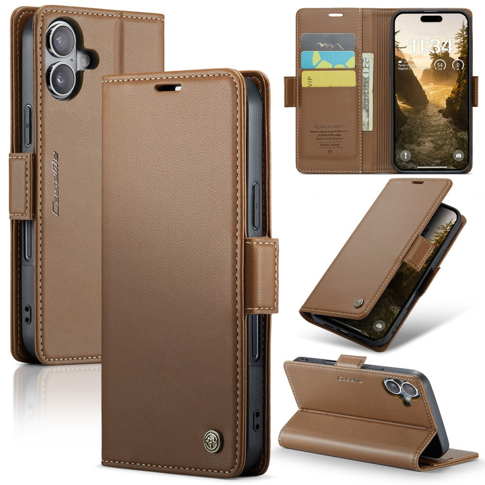 CaseMe iPhone 16 smooth case - Brown