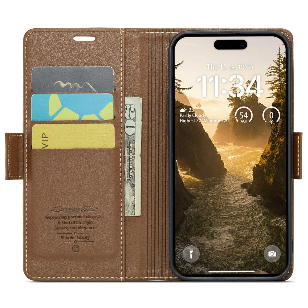 CaseMe iPhone 16 smooth case - Brown