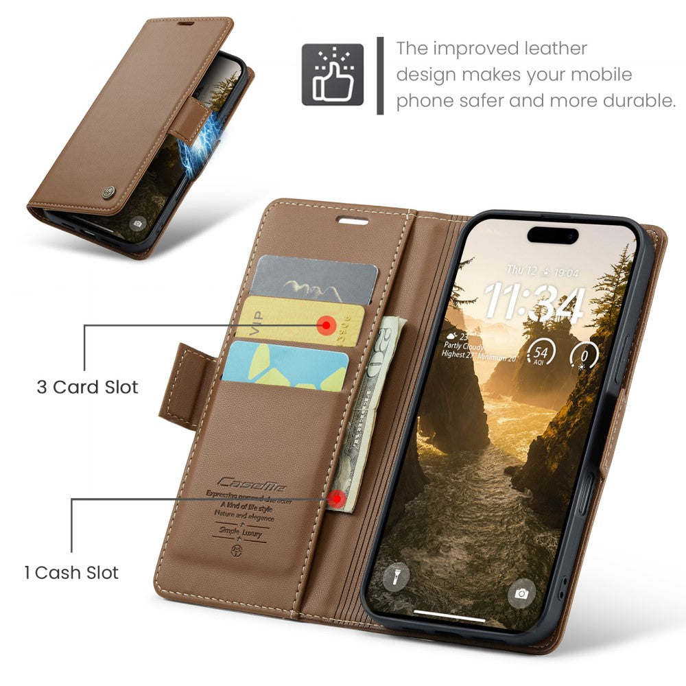 CaseMe iPhone 16 smooth case - Brown