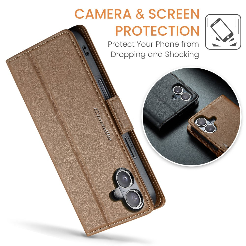 CaseMe iPhone 16 smooth case - Brown