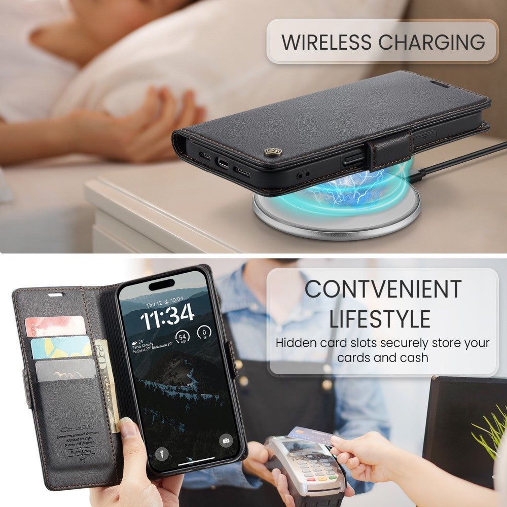 CaseMe iPhone 16 smooth case - Black