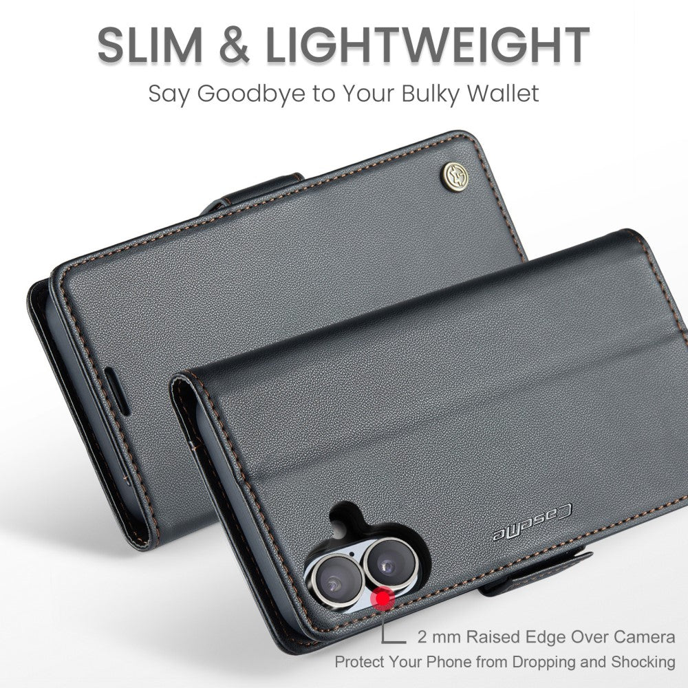 CaseMe iPhone 16 smooth case - Black