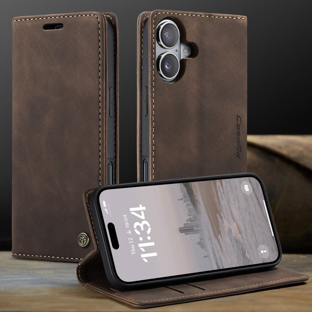 CaseMe iPhone 16 vintage case - Coffee
