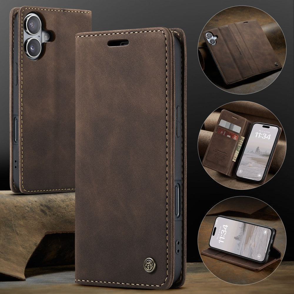 CaseMe iPhone 16 vintage case - Coffee