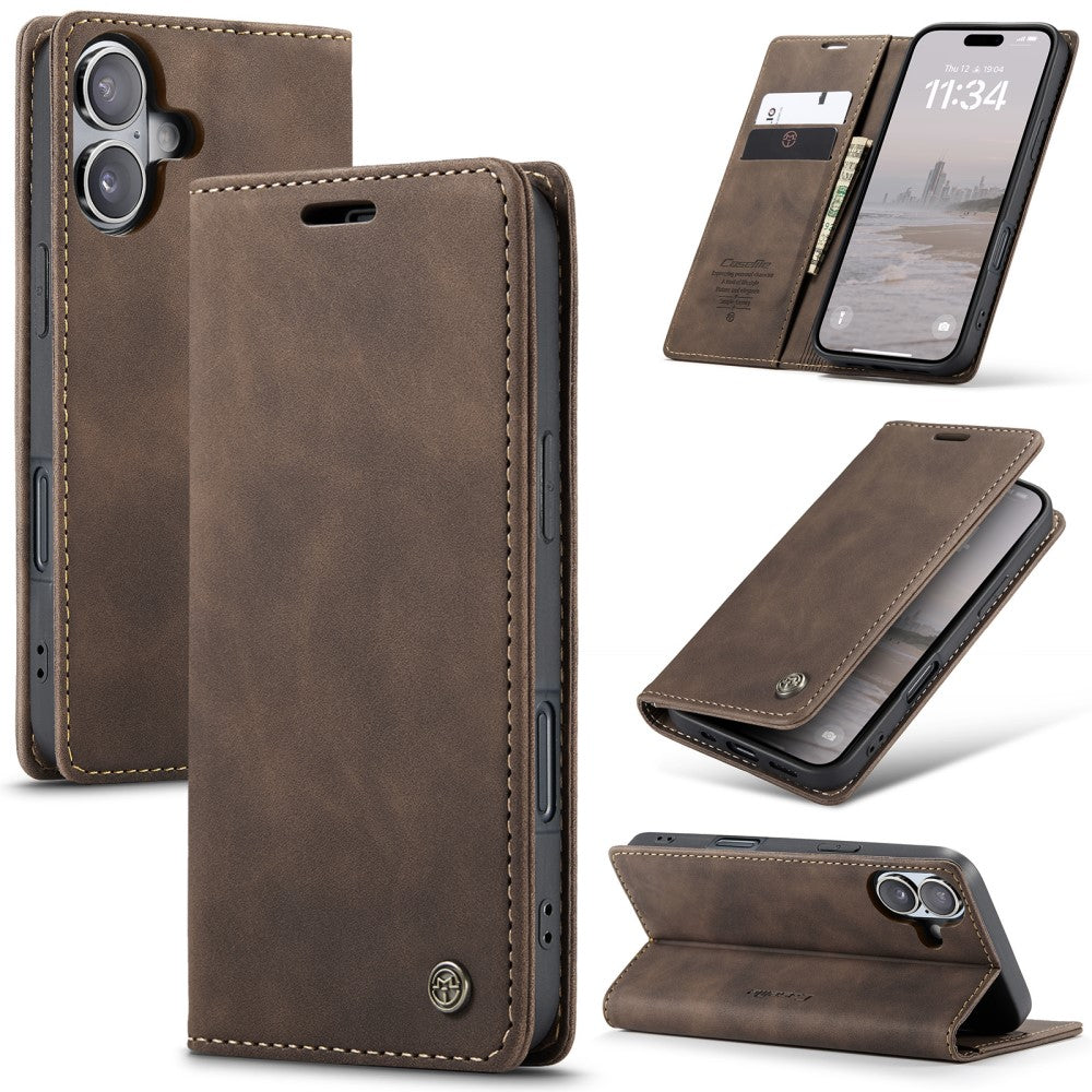 CaseMe iPhone 16 vintage case - Coffee