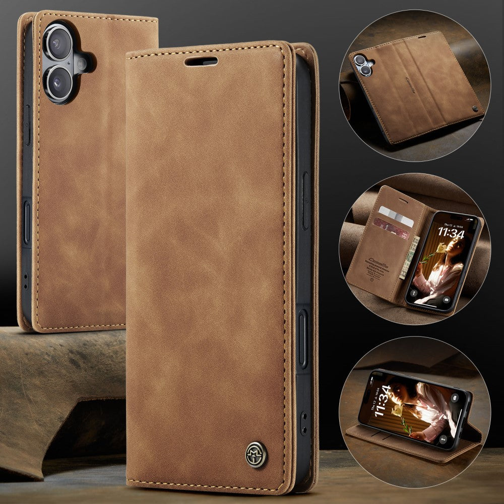 CaseMe iPhone 16 vintage case - Brown
