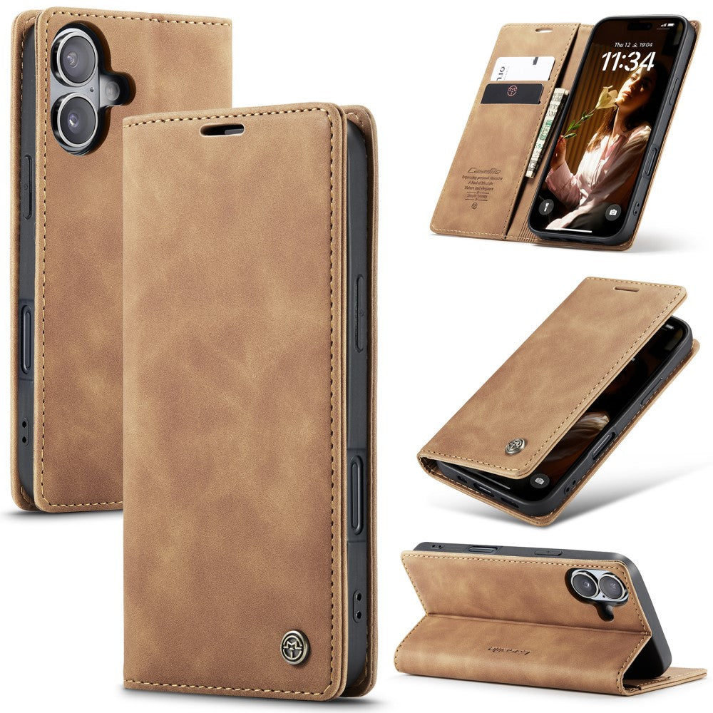 CaseMe iPhone 16 vintage case - Brown