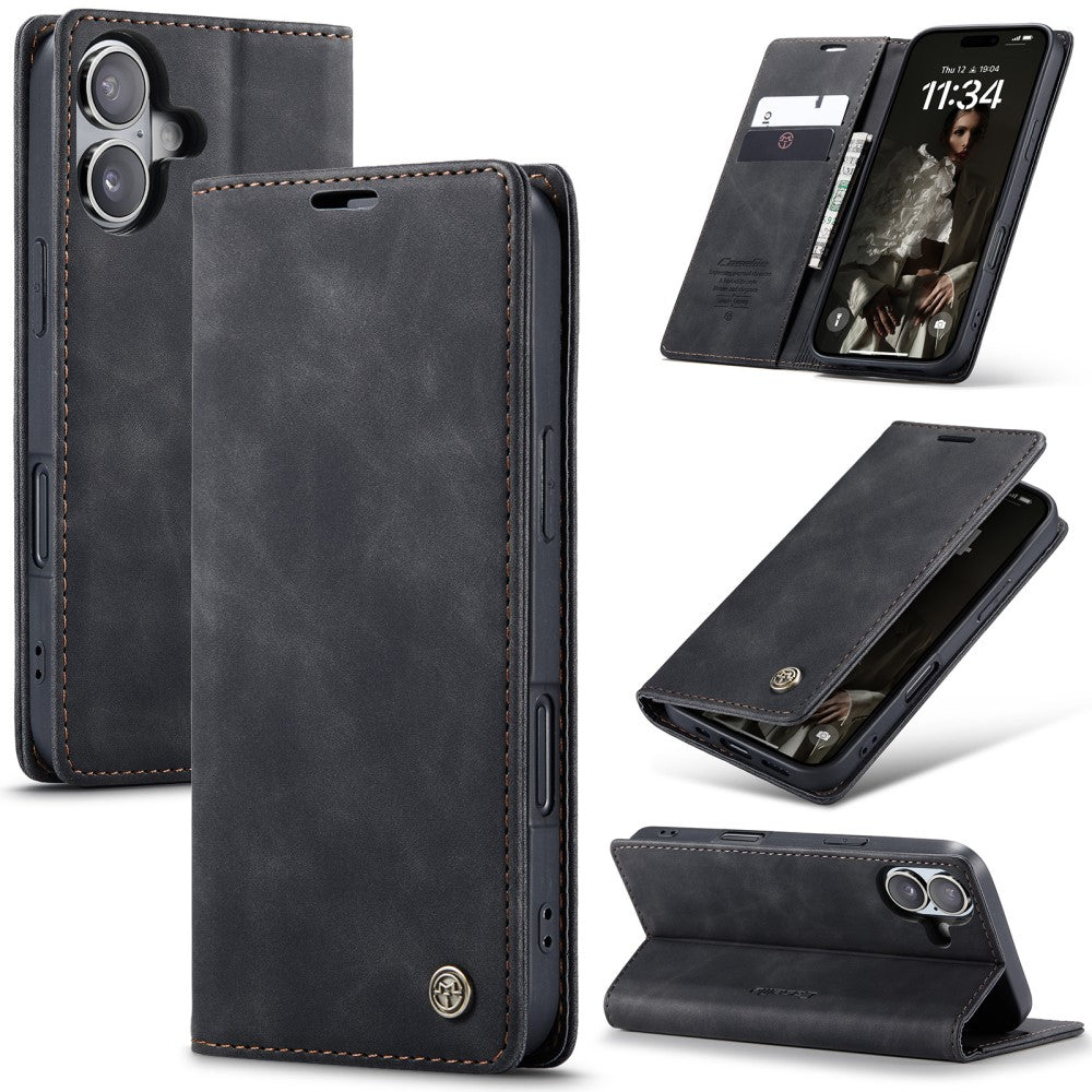 CaseMe iPhone 16 vintage case - Black