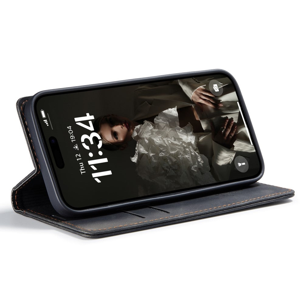 CaseMe iPhone 16 vintage case - Black