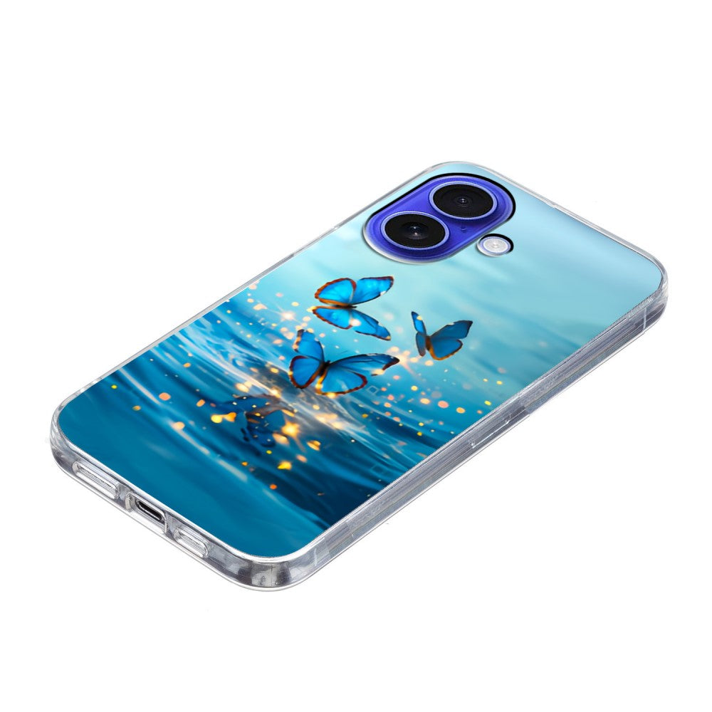 Vibe iPhone 16 cover - Blue Butterfly
