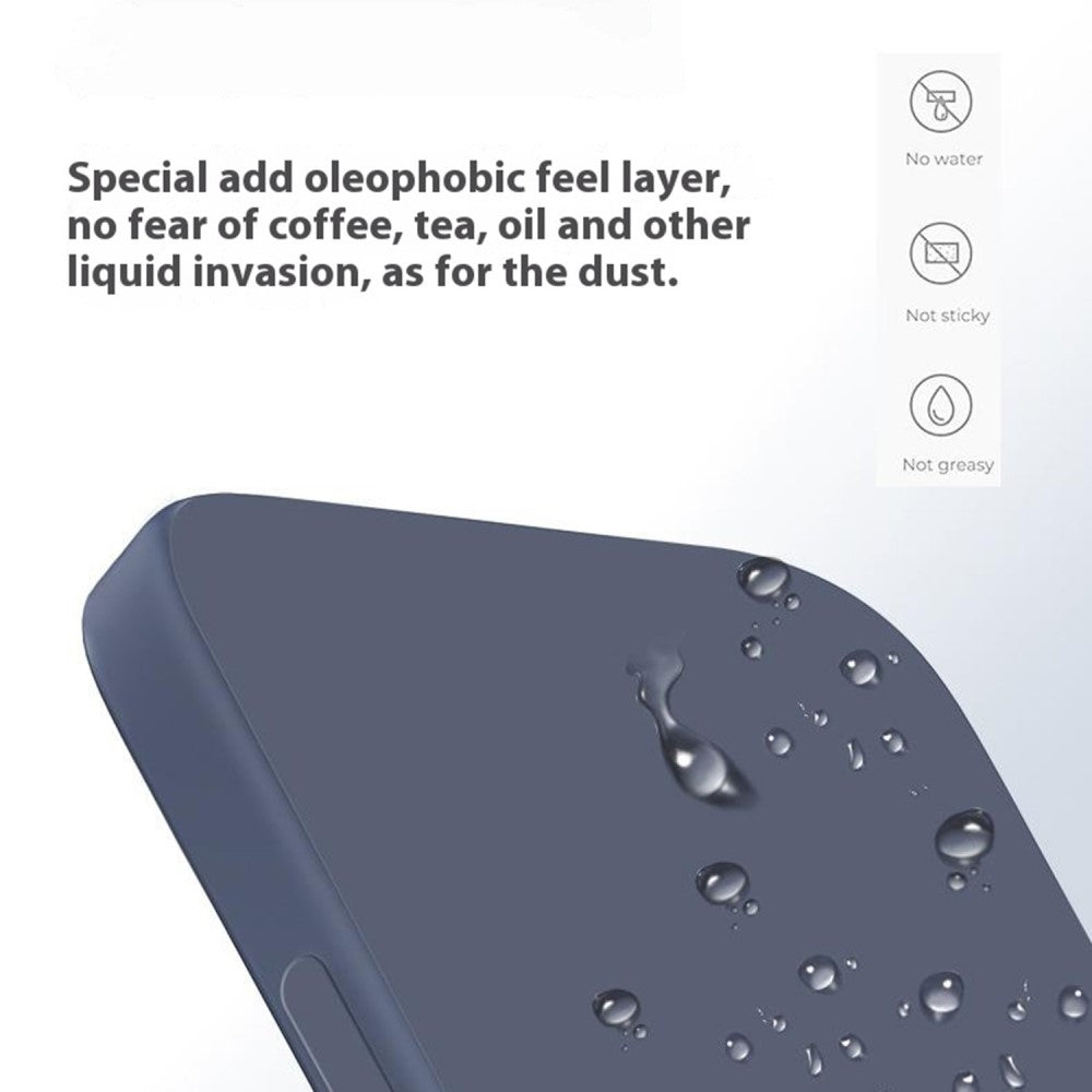 iPhone 16 Flexible Case Straight Edge Protection Phone Cover - Sapphire