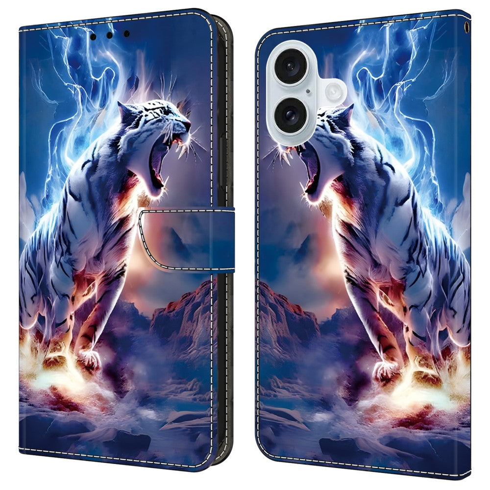 Wonderland iPhone 16 flip case - Thunder Tiger
