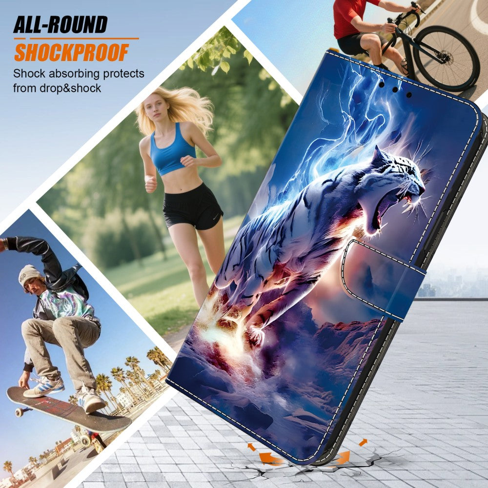 Wonderland iPhone 16 flip case - Thunder Tiger