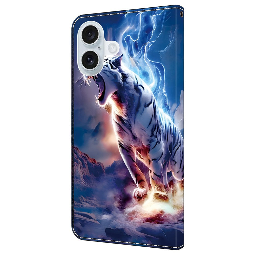 Wonderland iPhone 16 flip case - Thunder Tiger