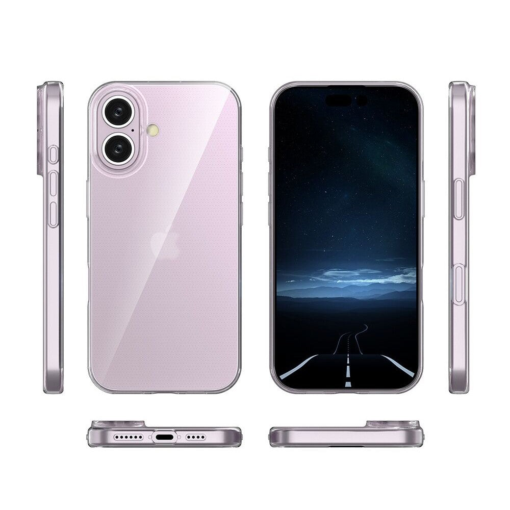 Ultra slim transparent iPhone 16 case
