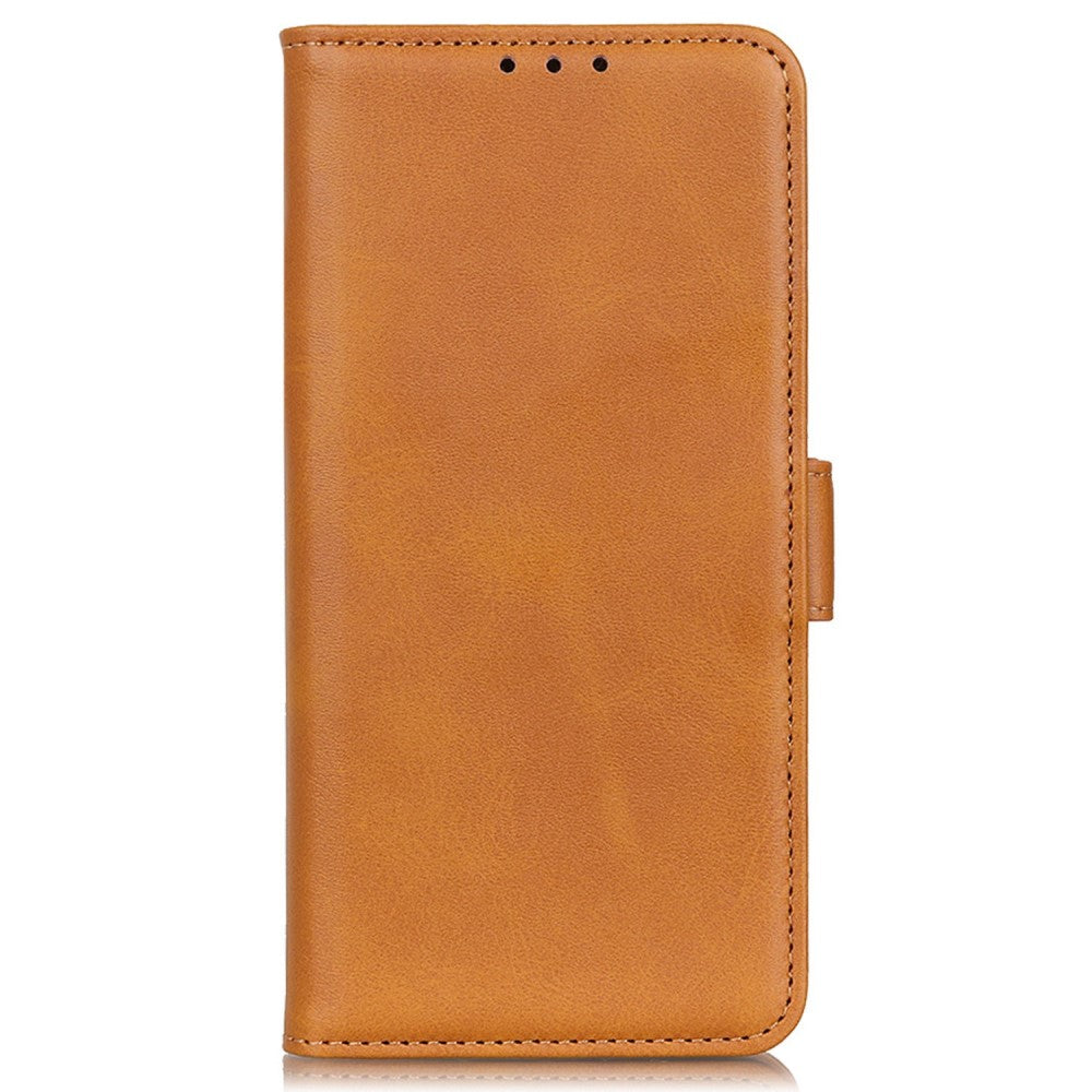 Wallet-style iPhone 16 leather case - Yellow