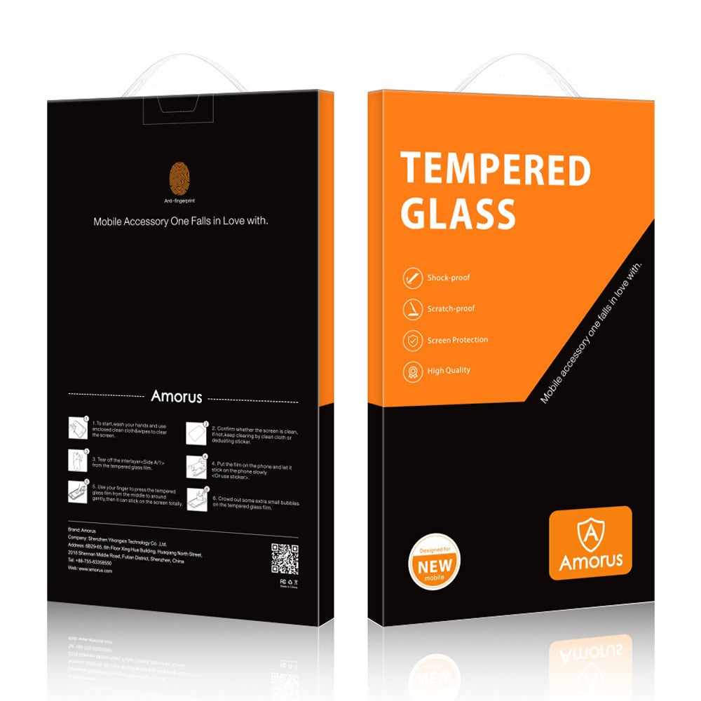 AMORUS extra strong glass iPhone 16 screen protector