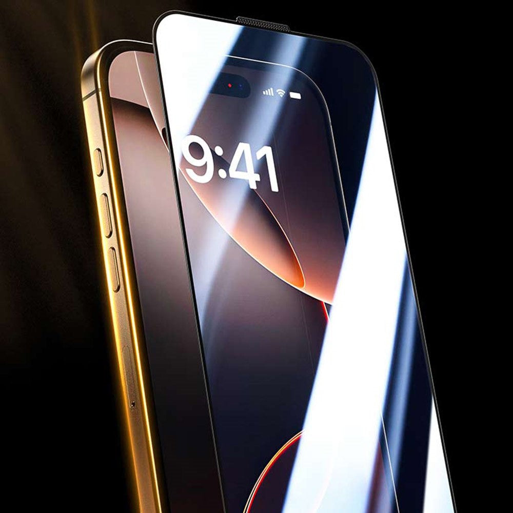 WEKOME WTP-117 iPhone 16 Screen Protector 6D Curved Ultra-Fine Edge AR Matte Tempered Glass Film