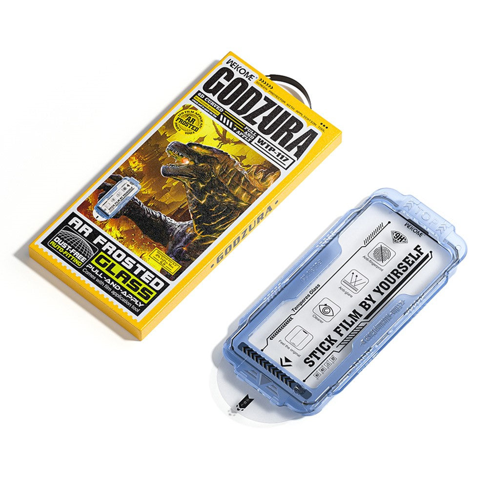 WEKOME WTP-117 iPhone 16 Screen Protector 6D Curved Ultra-Fine Edge AR Matte Tempered Glass Film