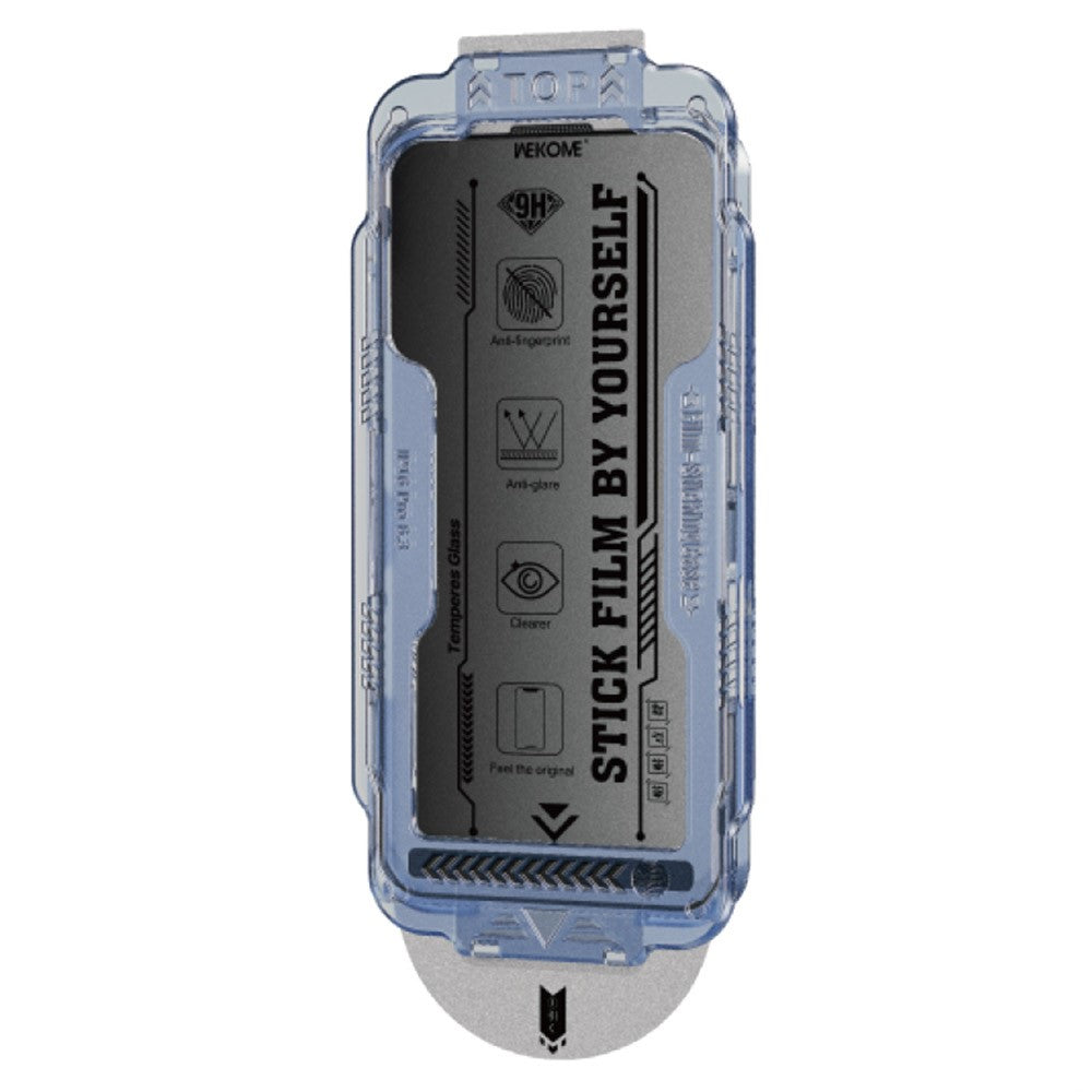 WEKOME WTP-118 iPhone 16 Screen Protector 6D Curved Ultra-Fine Edge Matte Privacy Tempered Glass Film